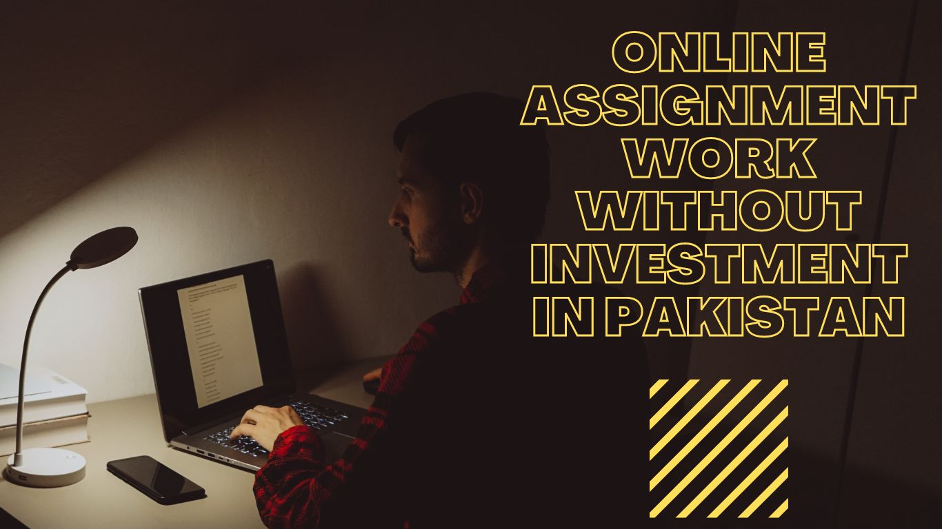 Online Assignment Work Without Investment in Pakistan